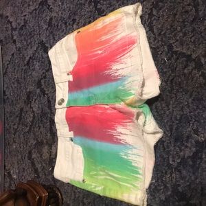 Rainbow shorts